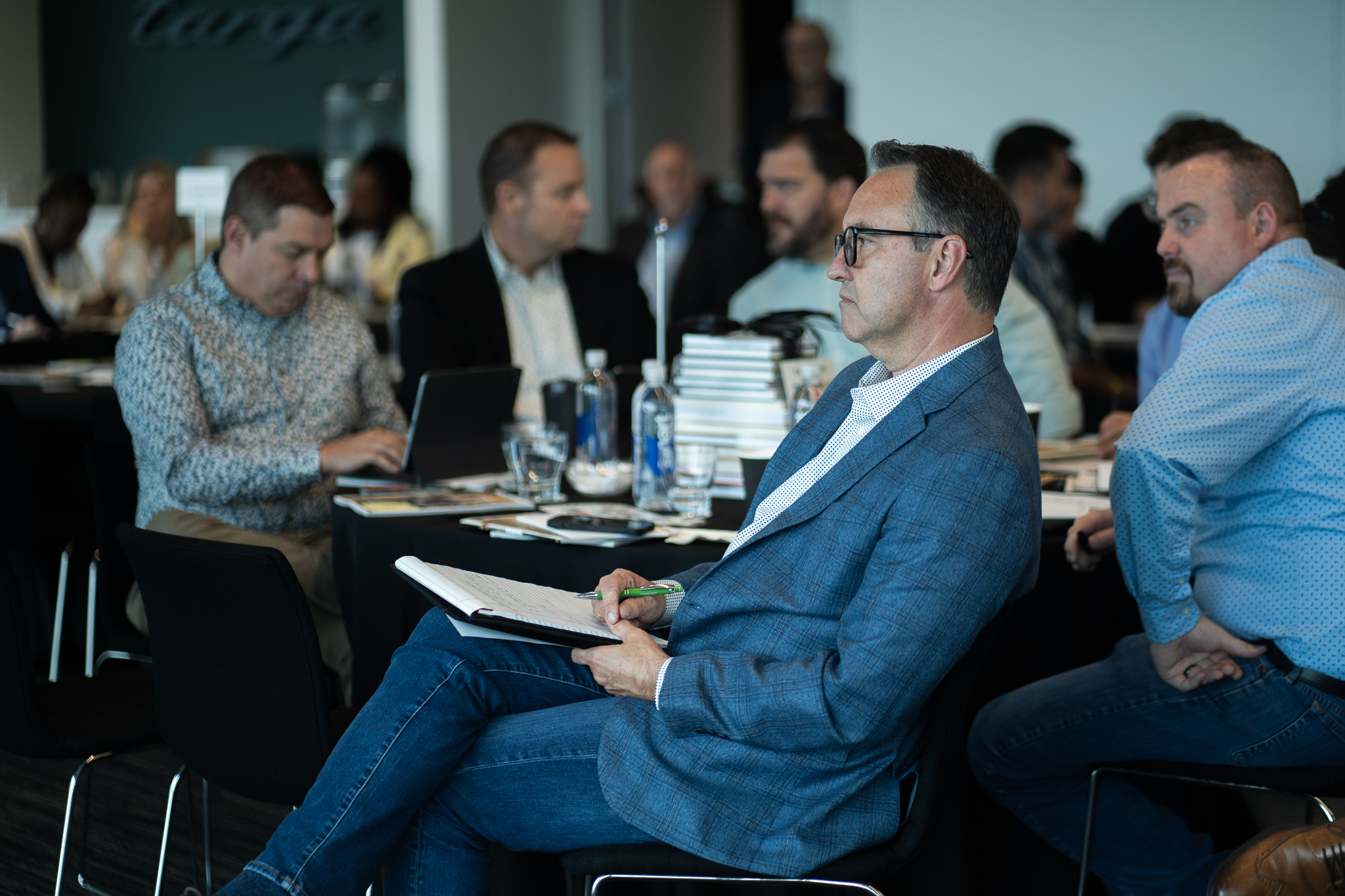 Attendees seated during the leadership event